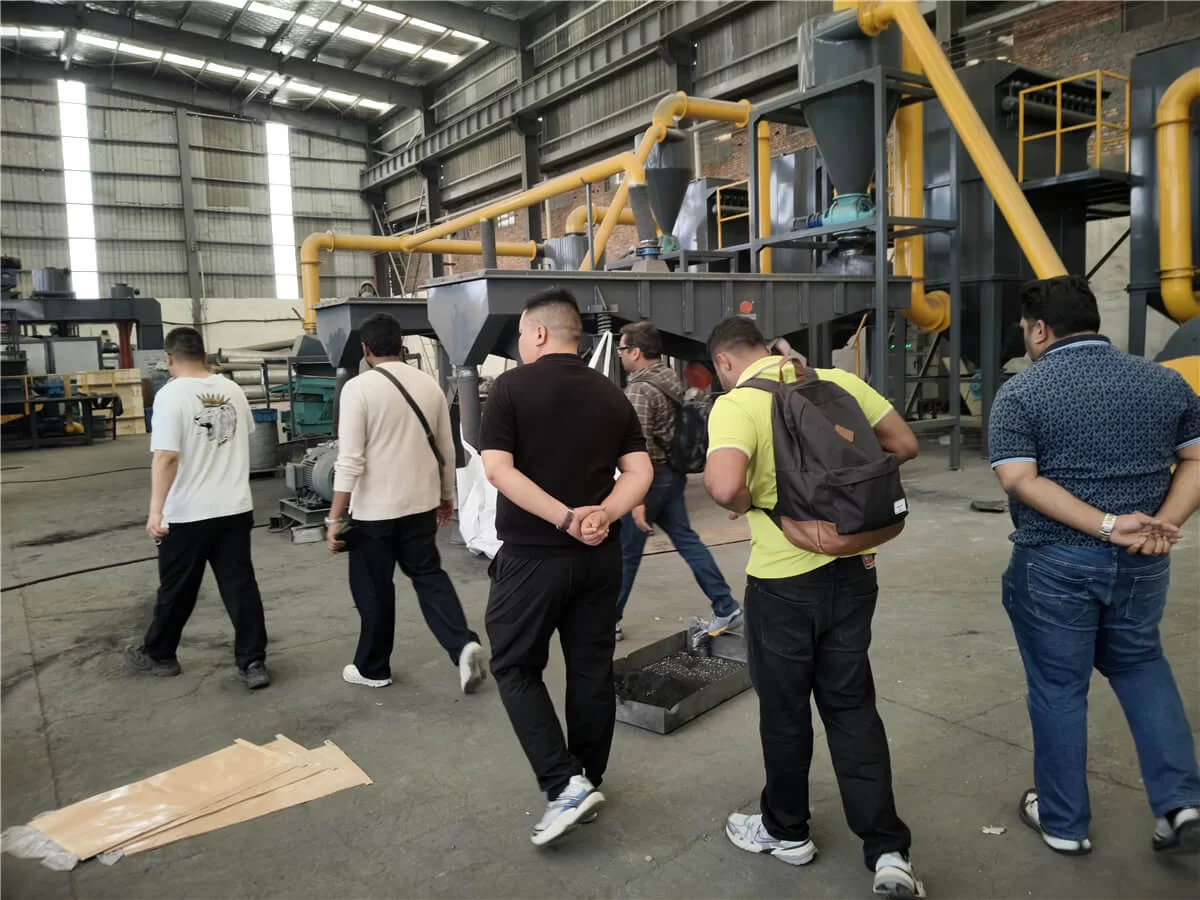 Indian Customers Visited Haoxing Factory for Waste Motor Recycling Testing on May 15, 2026