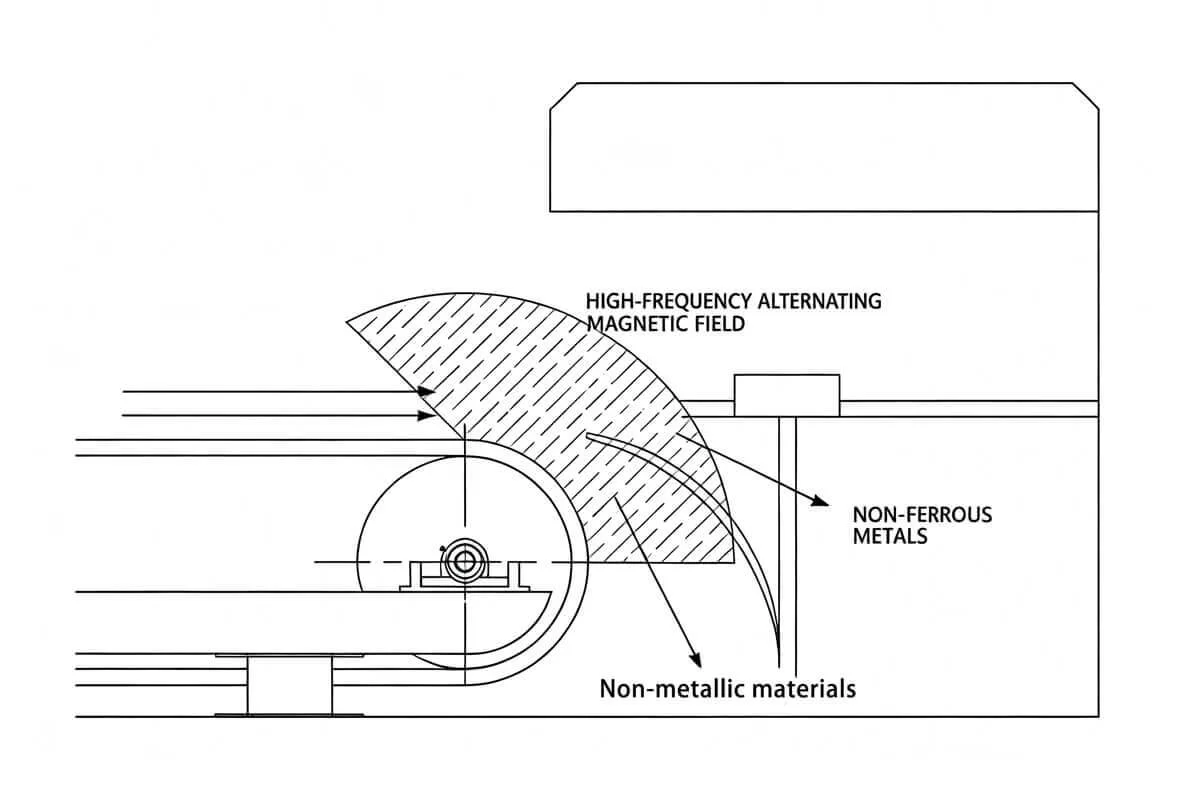 Eddy Current Separator Structure Diagram Eddy Current Separator Structure Diagram