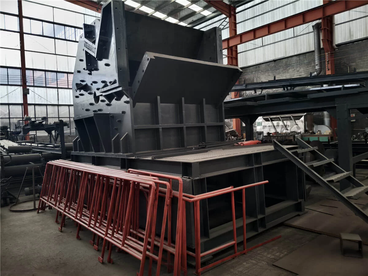 1600 Metal Bale Crusher Main Machine and Feeding Chamber Workshop Photos