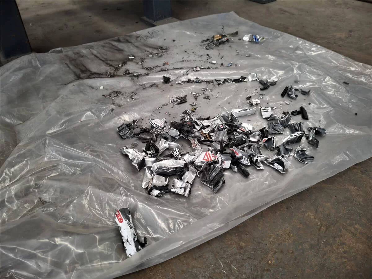 Thermal Break Aluminum Profile Shredding Effect and Material Output