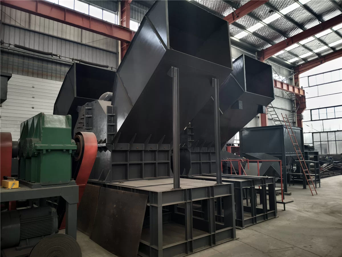 Factory Warehouse Photos of Scrap Metal Crushers and Shredders Ready for Delivery