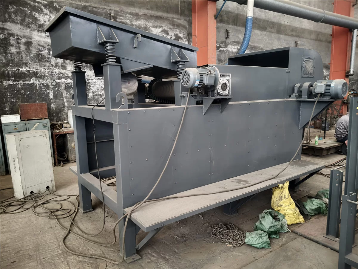 Factory Workshop Photos of 600 Scrap Crusher, 800 Baled Scrap Shredder and Sorting Equipment