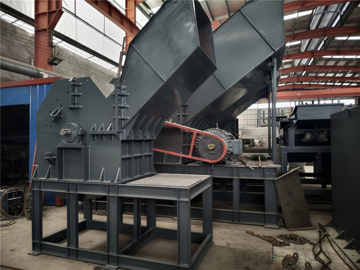 Factory Warehouse Photos of Scrap Metal Crushers and Shredders Ready for Delivery