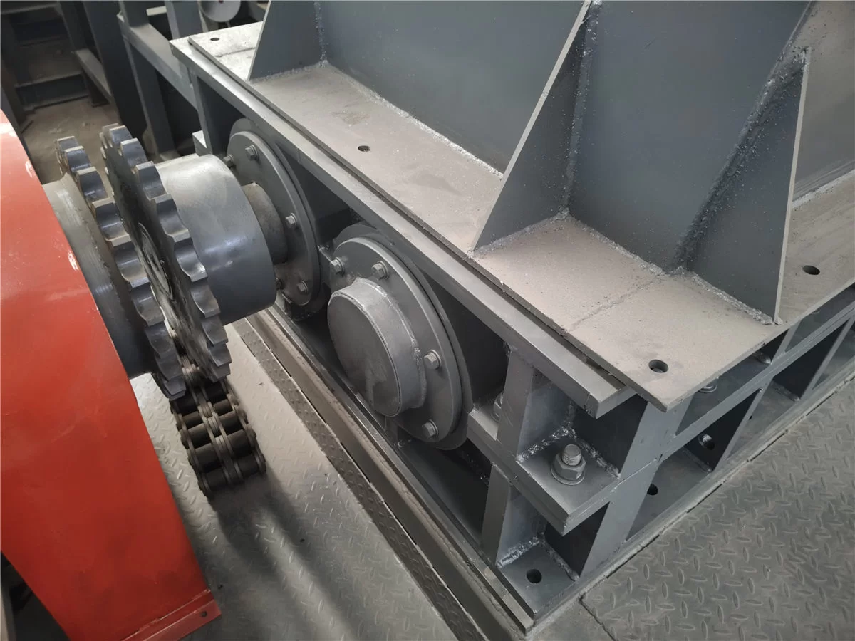 Baled Scrap Shredder Workshop Photos: Feeding Opening, Shredding Box and Drive System Details