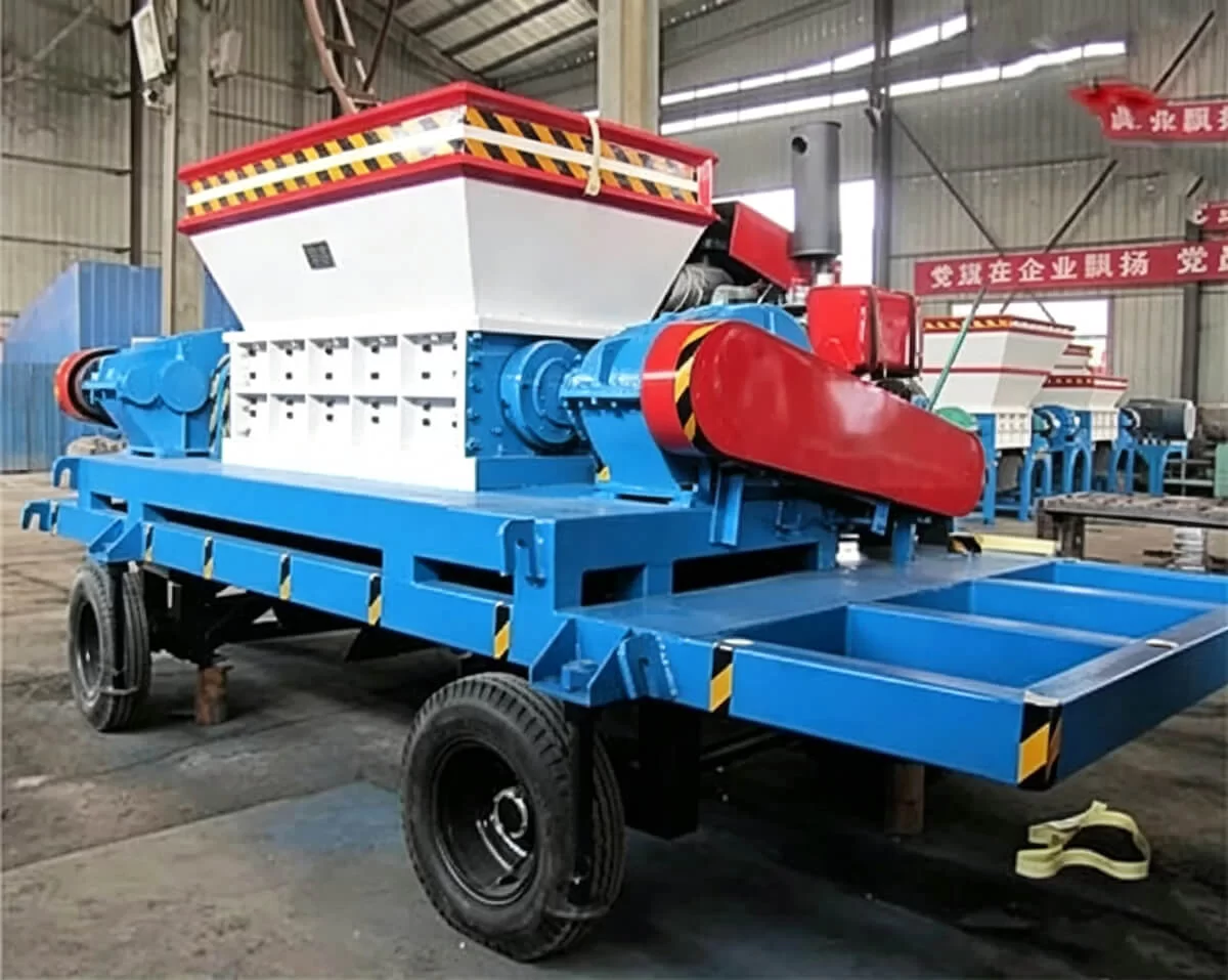 Mobile Scrap Metal Shredder