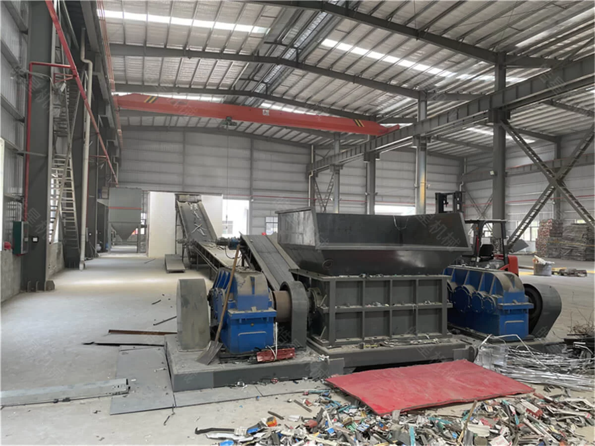 Baled Scrap Shredding Plant