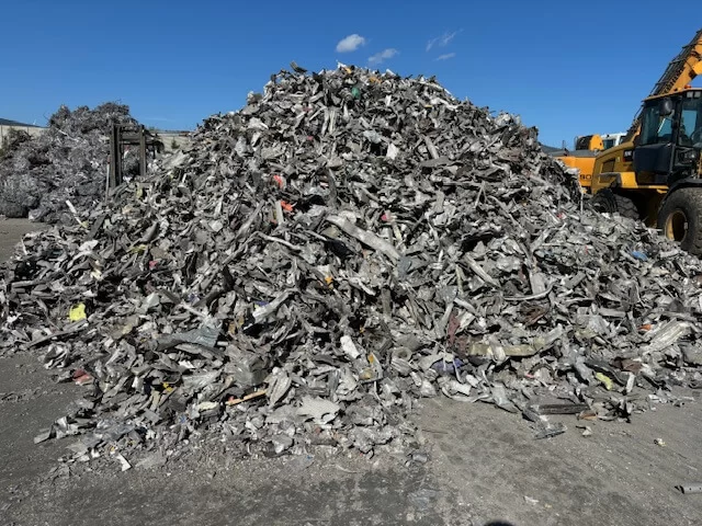 Effect display after material crushing
