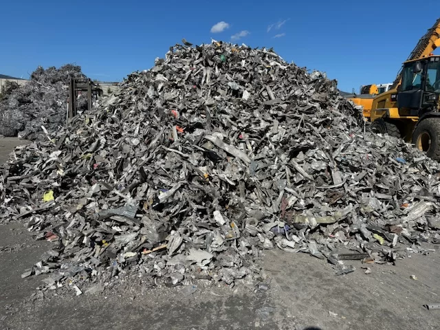 Effect display after material crushing
