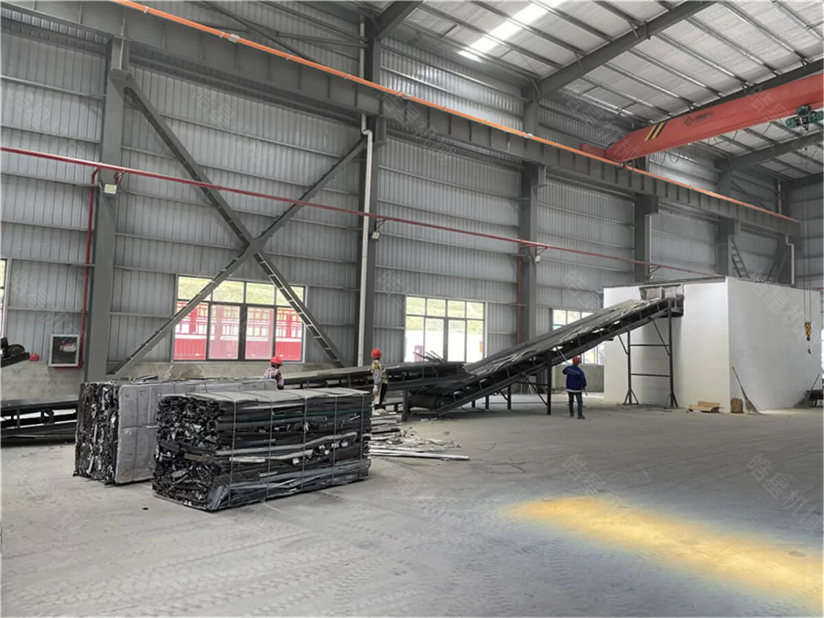 Baled Scrap Shredding Plant for Light Scrap Processing in Dazhou, Sichuan