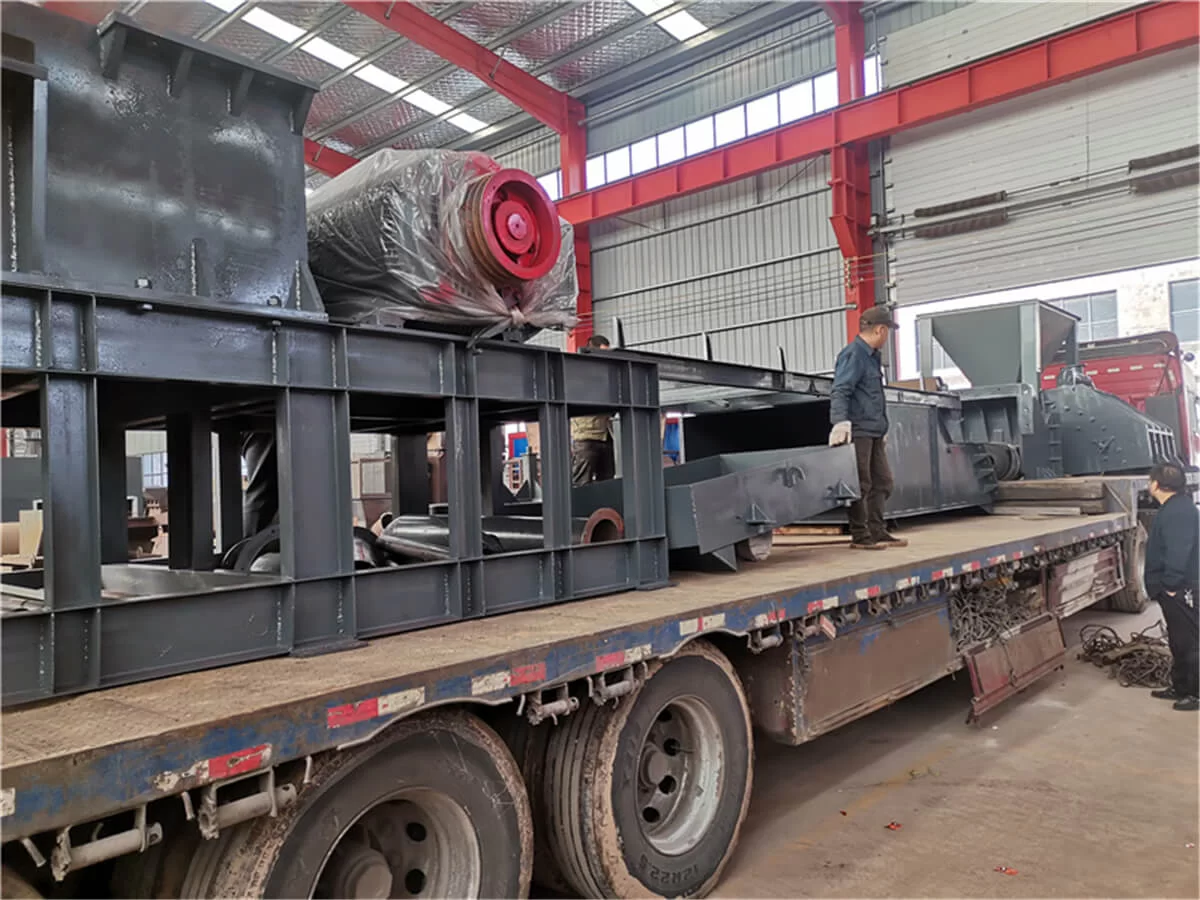 Thermal Break Aluminum Recycling Equipment Loaded for Customer Delivery