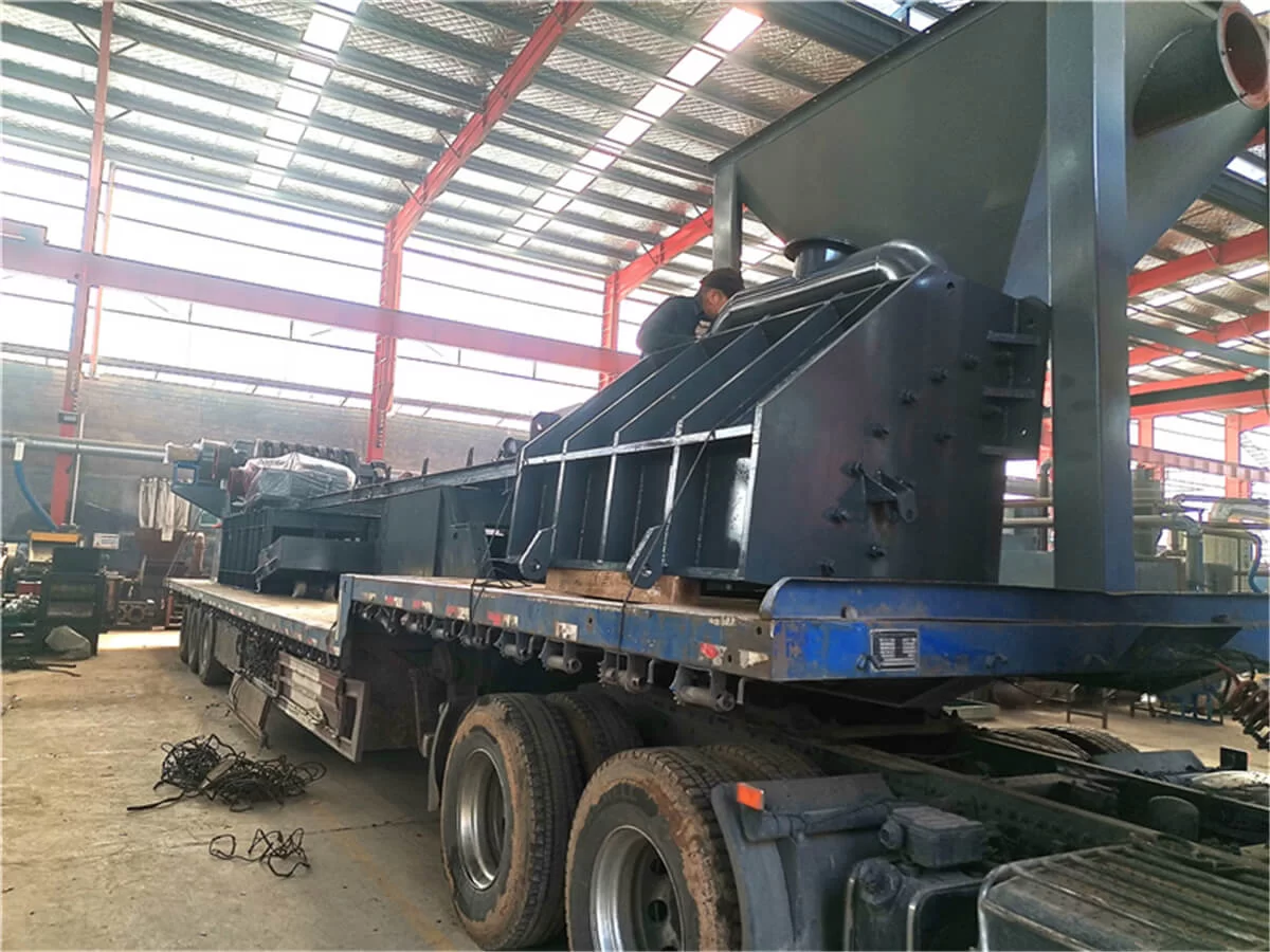 Thermal Break Aluminum Recycling Equipment Loaded for Customer Delivery