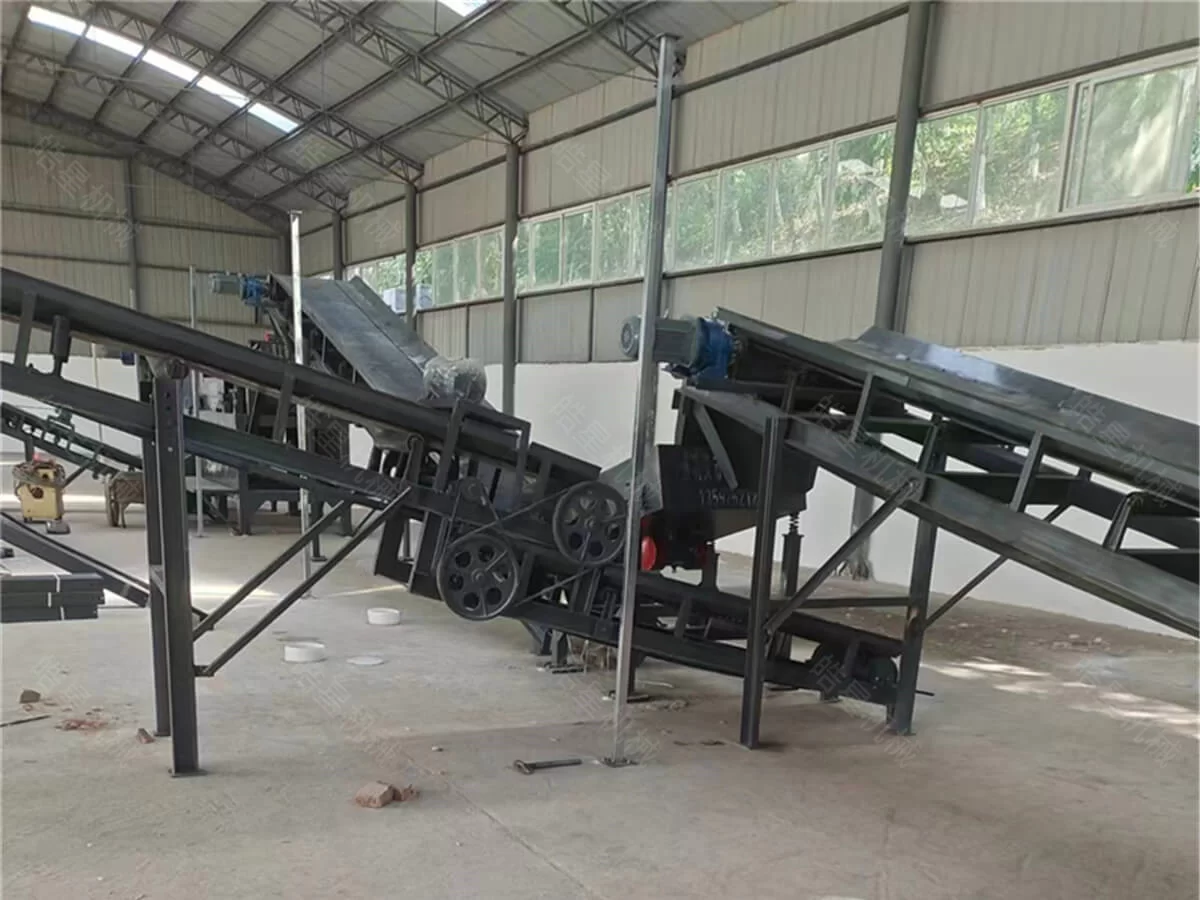 Baled Scrap Shredding Plant with Magnetic Separation for a Nanchong Customer