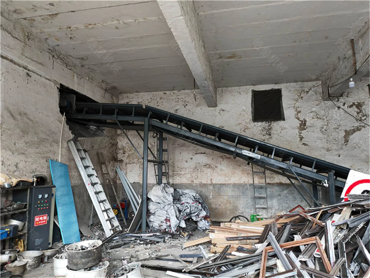 Aluminum Door and Window Profile Crushing Plant with Controlled Feeding