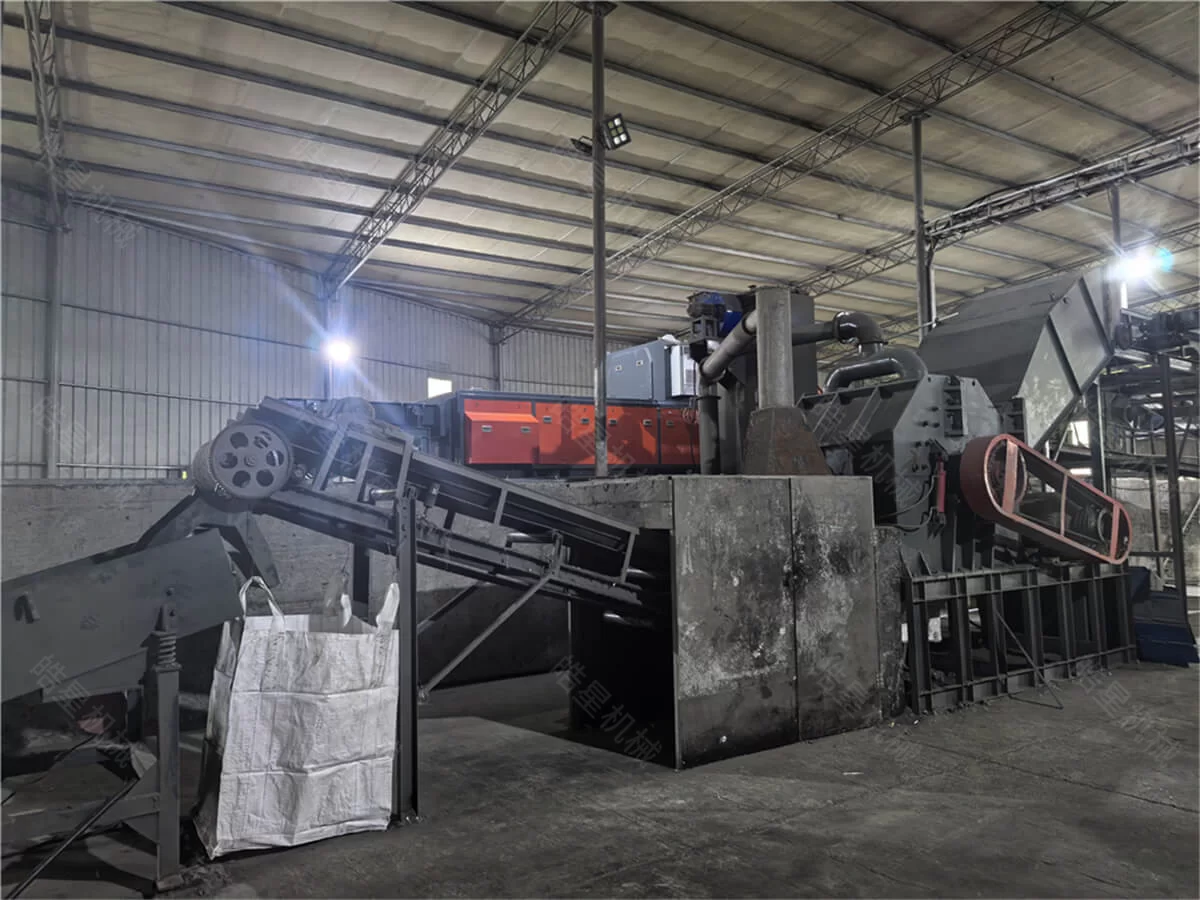 Aluminum Door and Window Profile Crushing Plant with Controlled Feeding