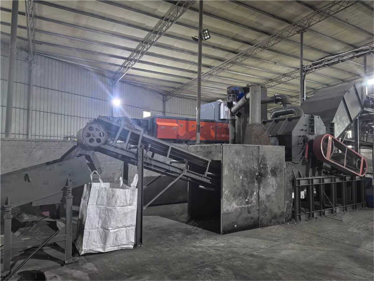 Aluminum Door and Window Profile Crushing Plant with Controlled Feeding