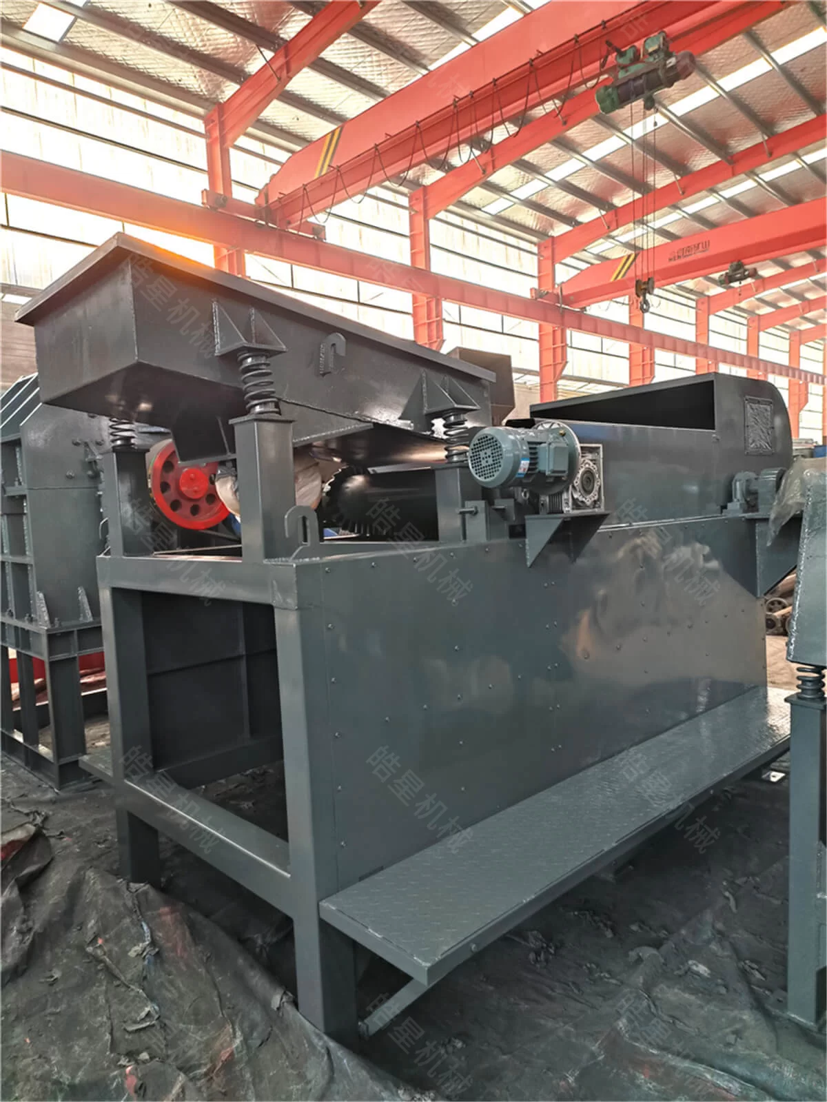 Eddy Current Separator and Conveyor System Prepared for Delivery
