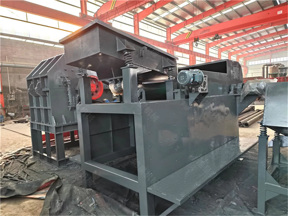 Eddy Current Separator and Conveyor System Prepared for Delivery