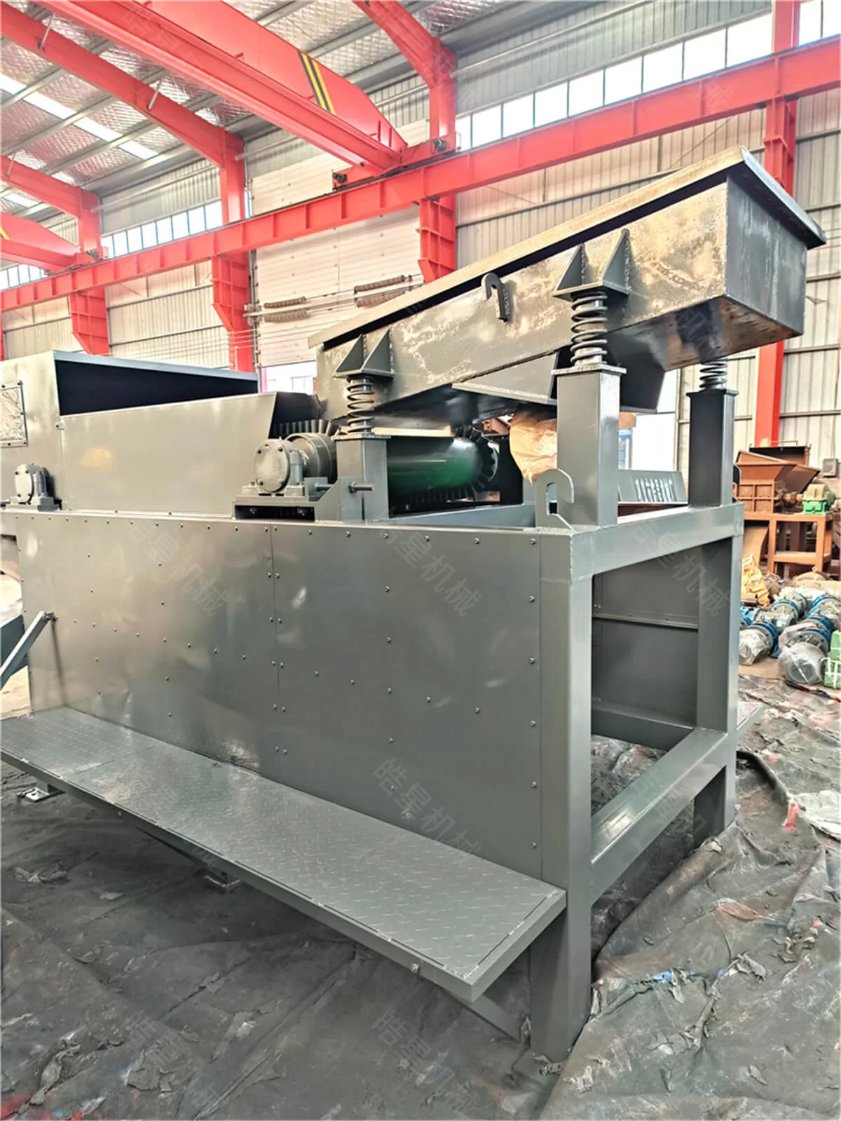 Eddy Current Separator and Conveyor System Prepared for Delivery