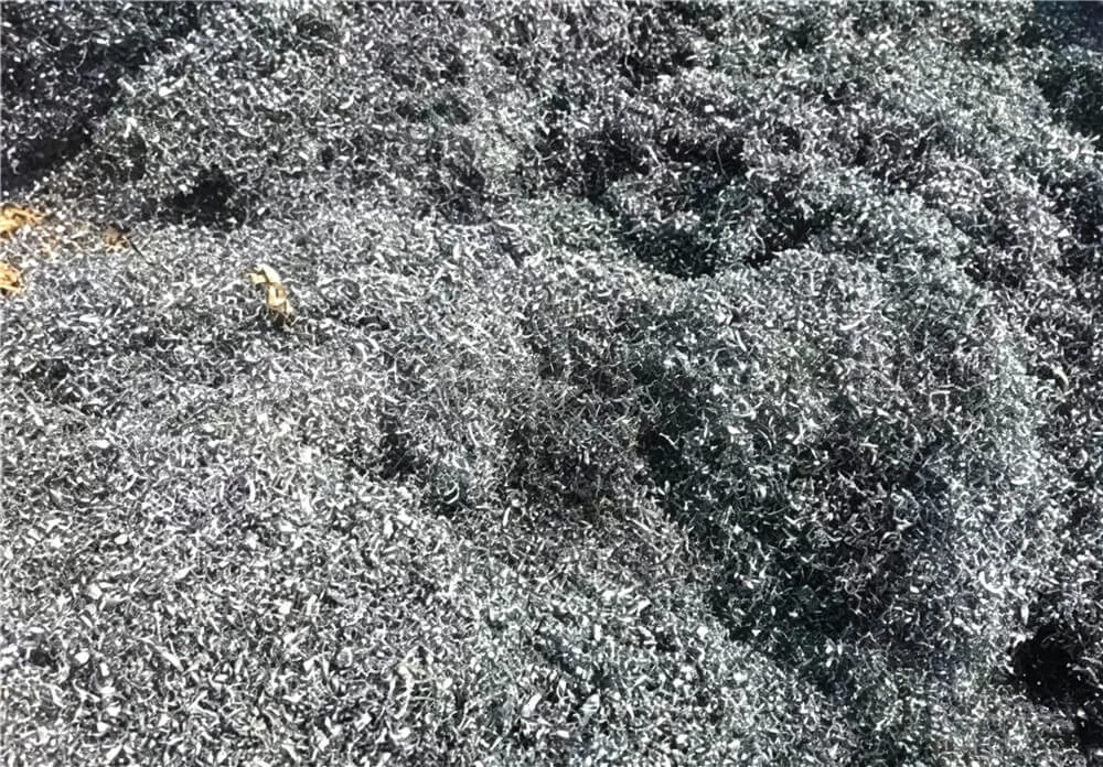 Metal Turnings Shredder Processing Effect for Iron Chips and Swarf