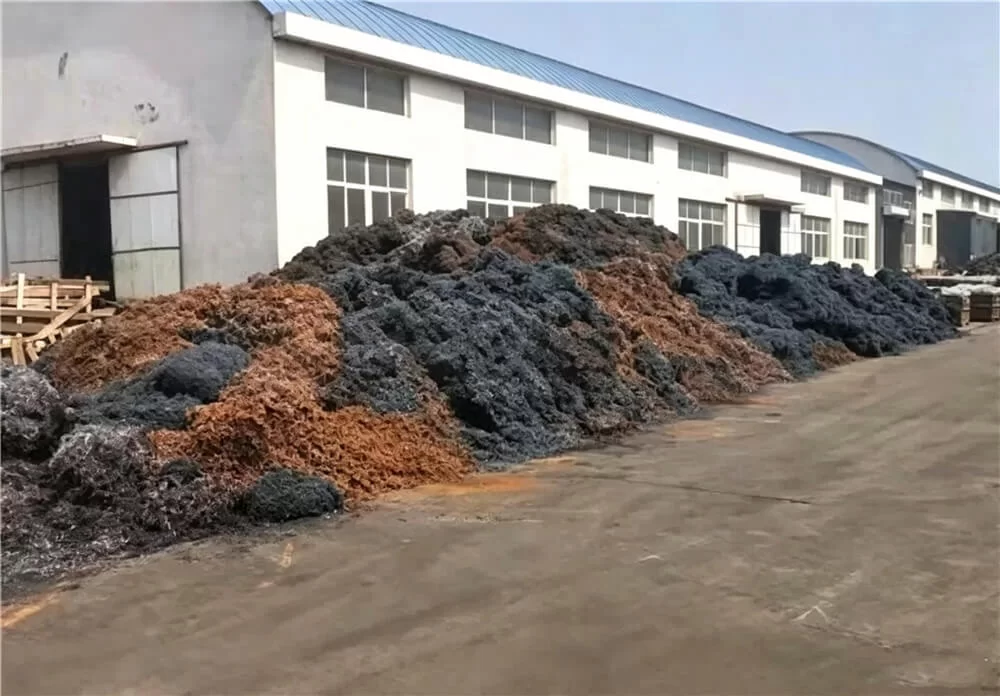 Metal Turnings Shredder Processing Effect for Iron Chips and Swarf