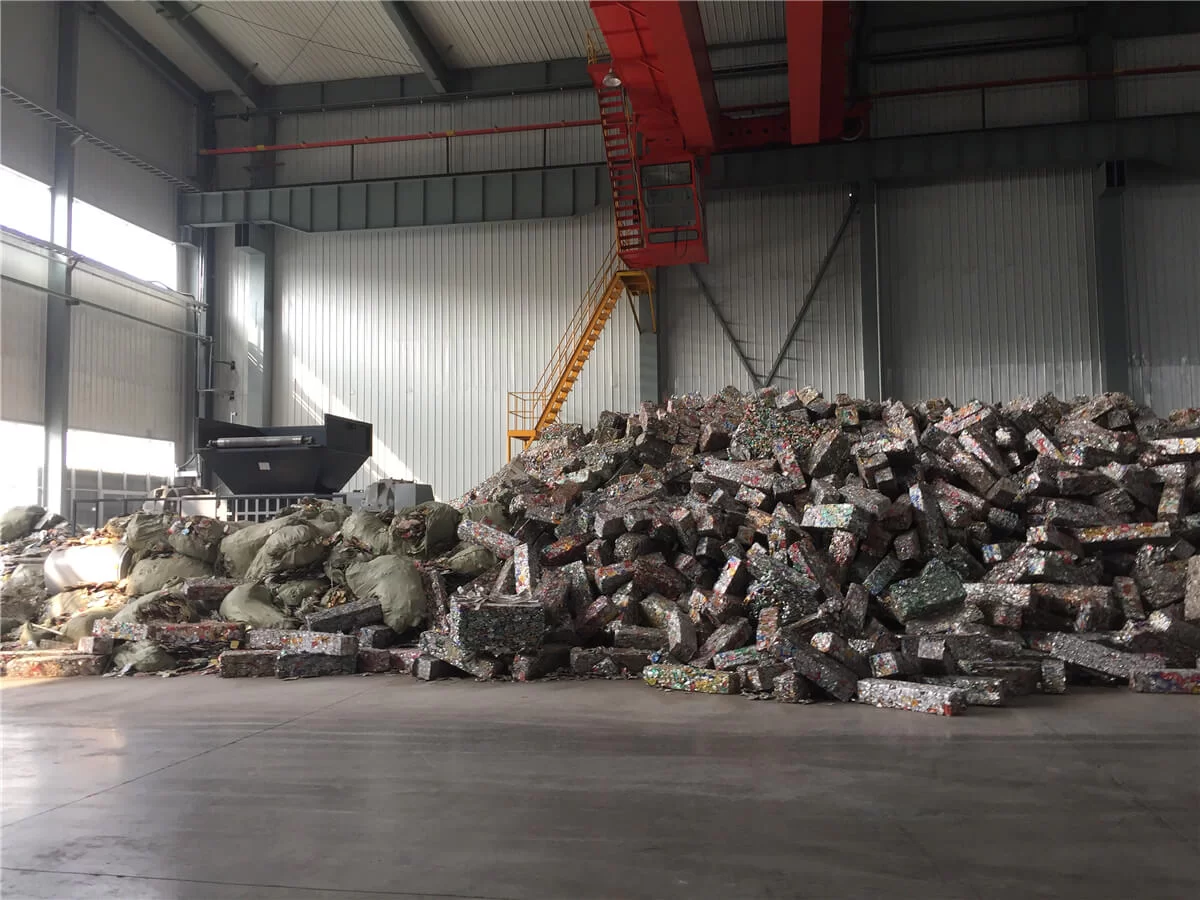 Baled Scrap Shredding Line