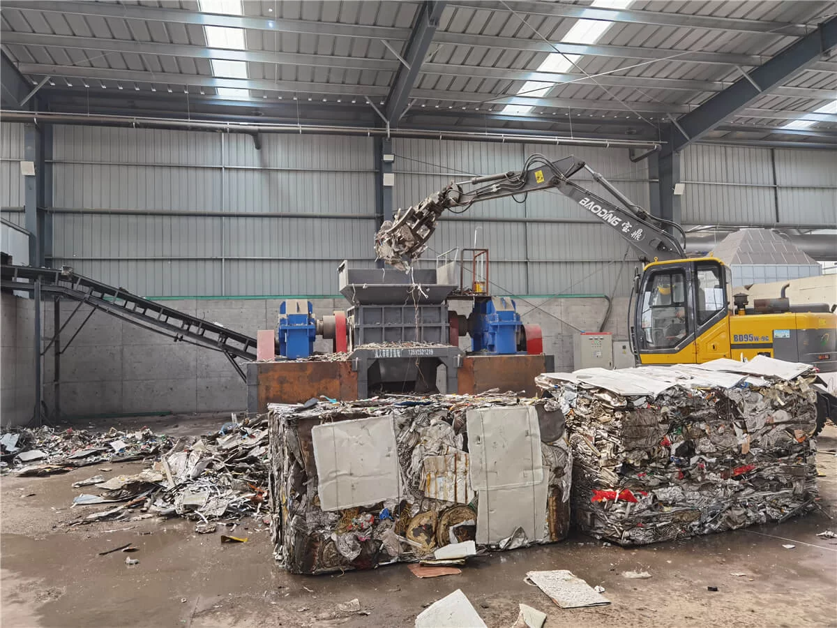 Baled Scrap Shredding Line