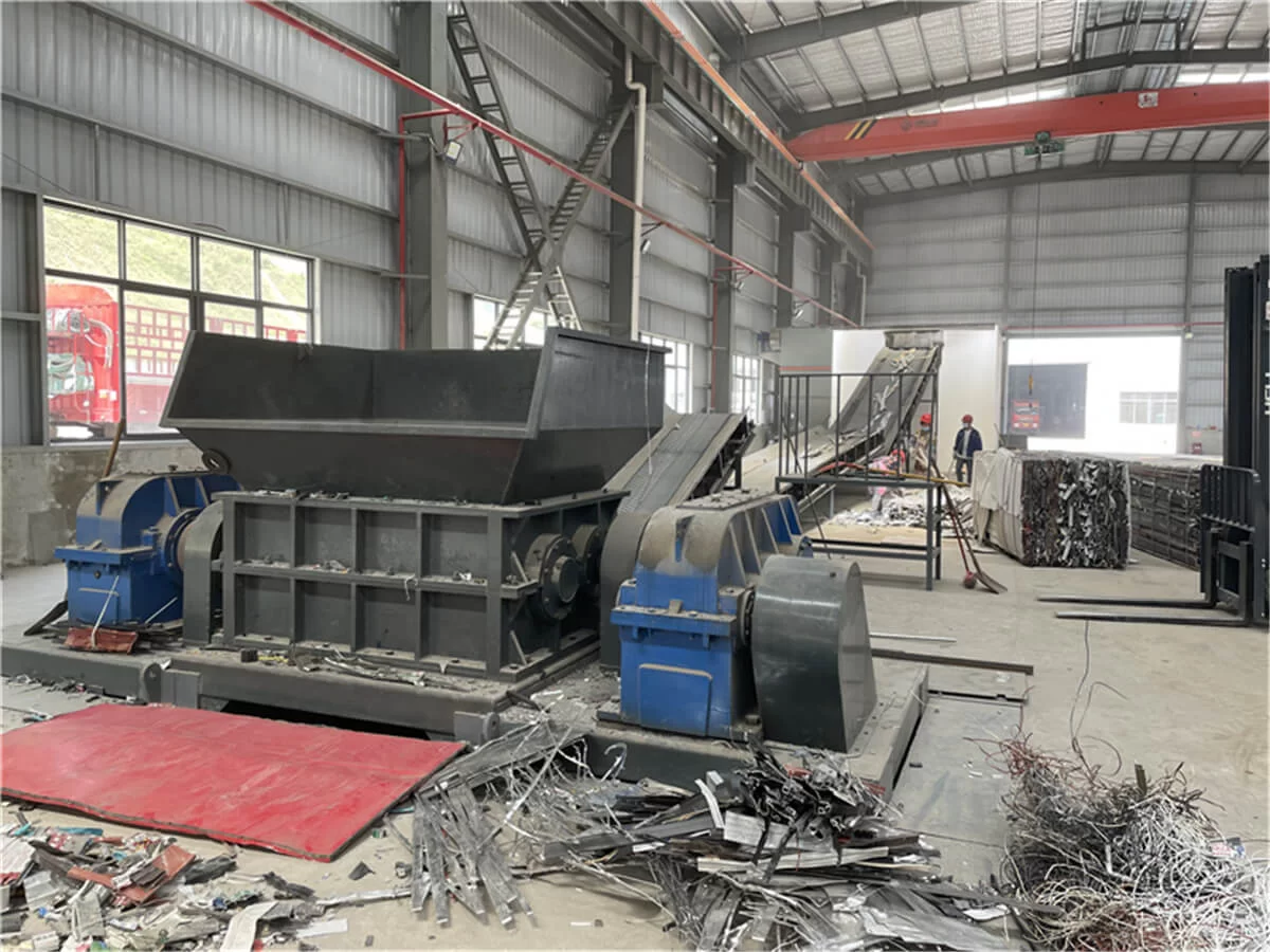 Baled Scrap Shredding Line