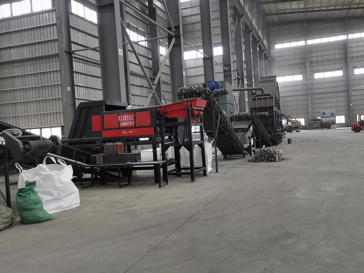 Scrap Steel Shredding Production Line